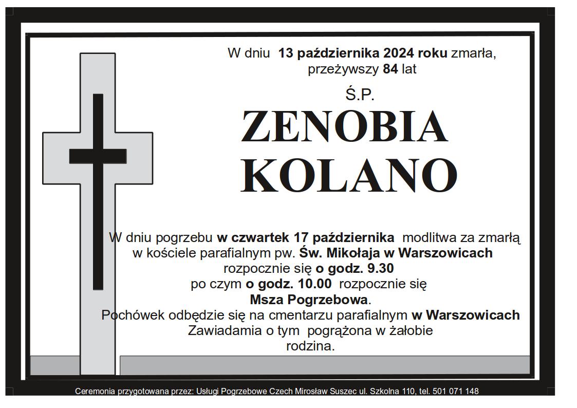 Klepsydra Zenobia Kolano Warszowice