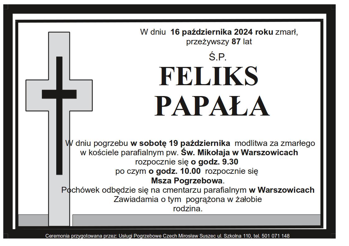 Klepsydra Warszowice Feliks Papała