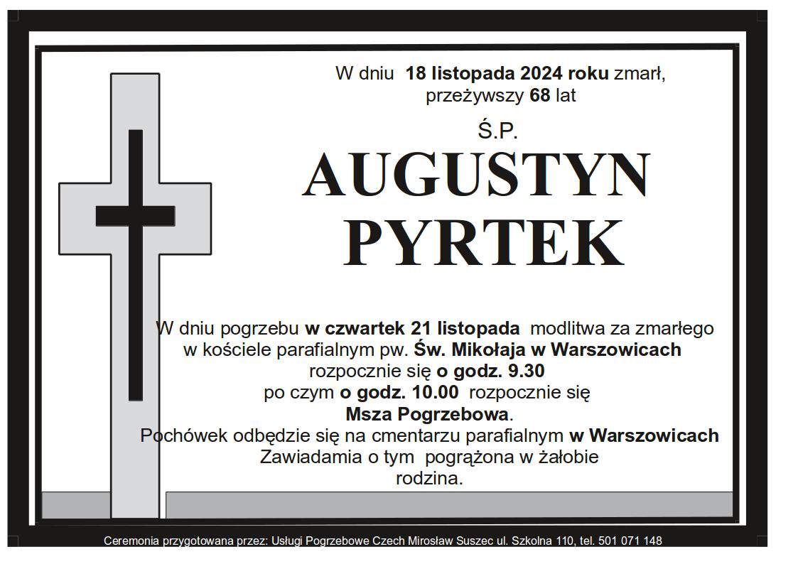 Klepsydra Warszowice Augustyn Pyrtek