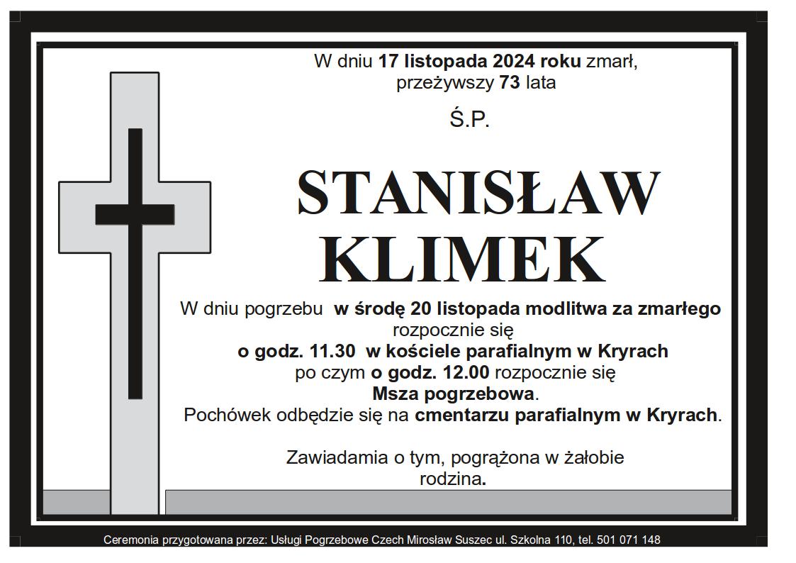 Klepsydra Kryry Stanisław Klimek
