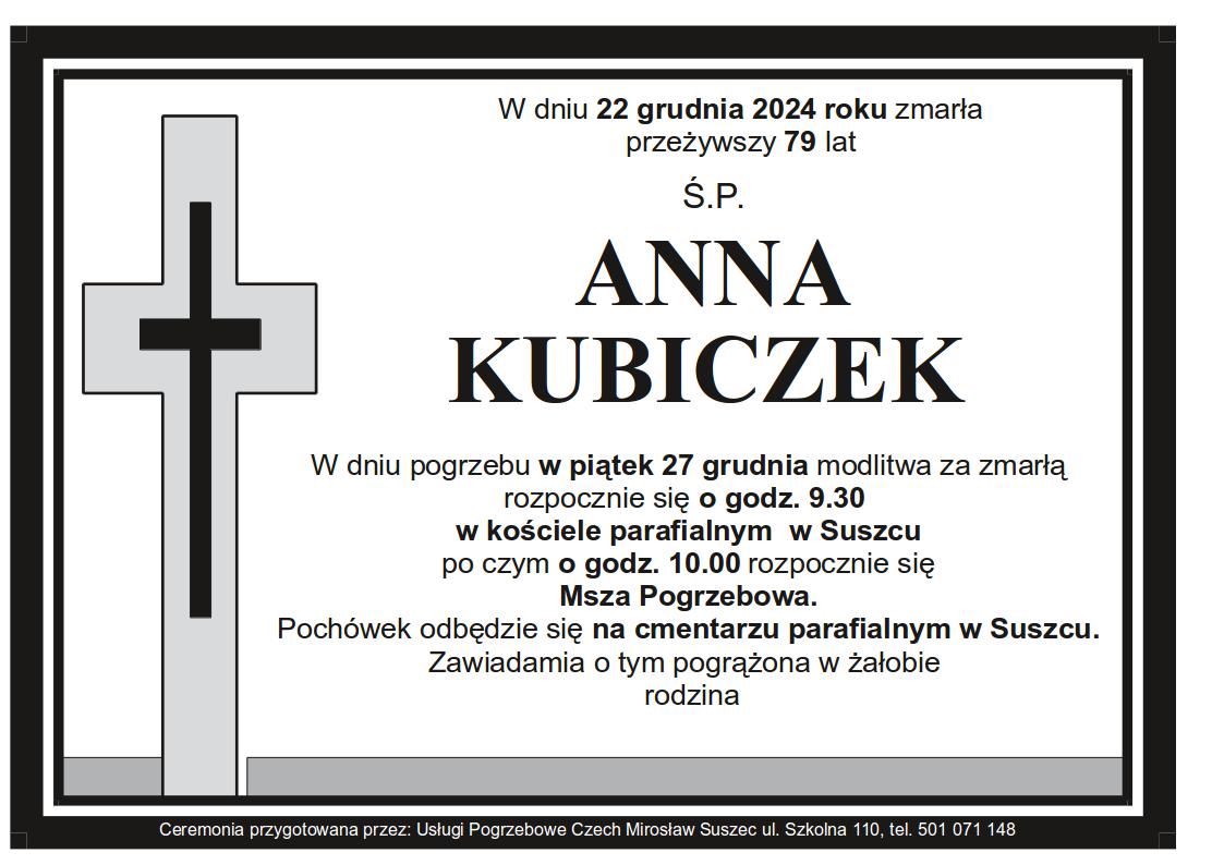 Klepsydra Suszec Anna Kubiczek
