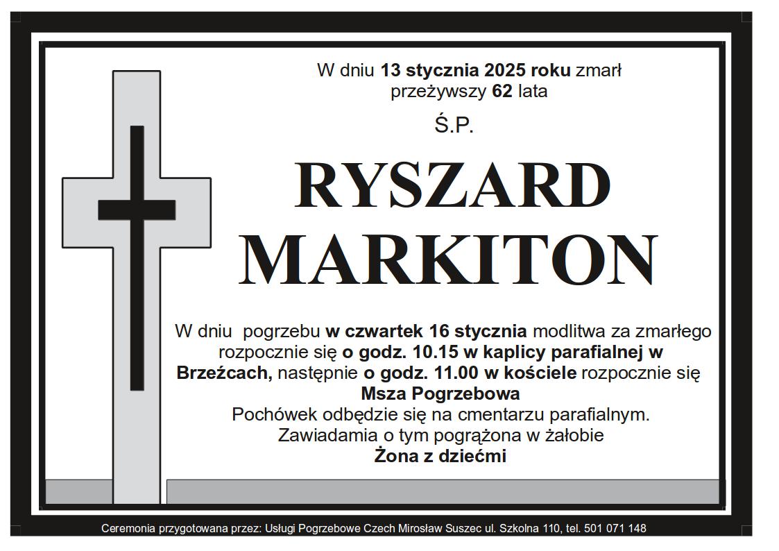 klepsydra Brzeźce Ryszard Markiton