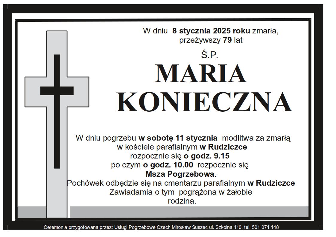 Maria Konieczny klepsydra Rudziczka