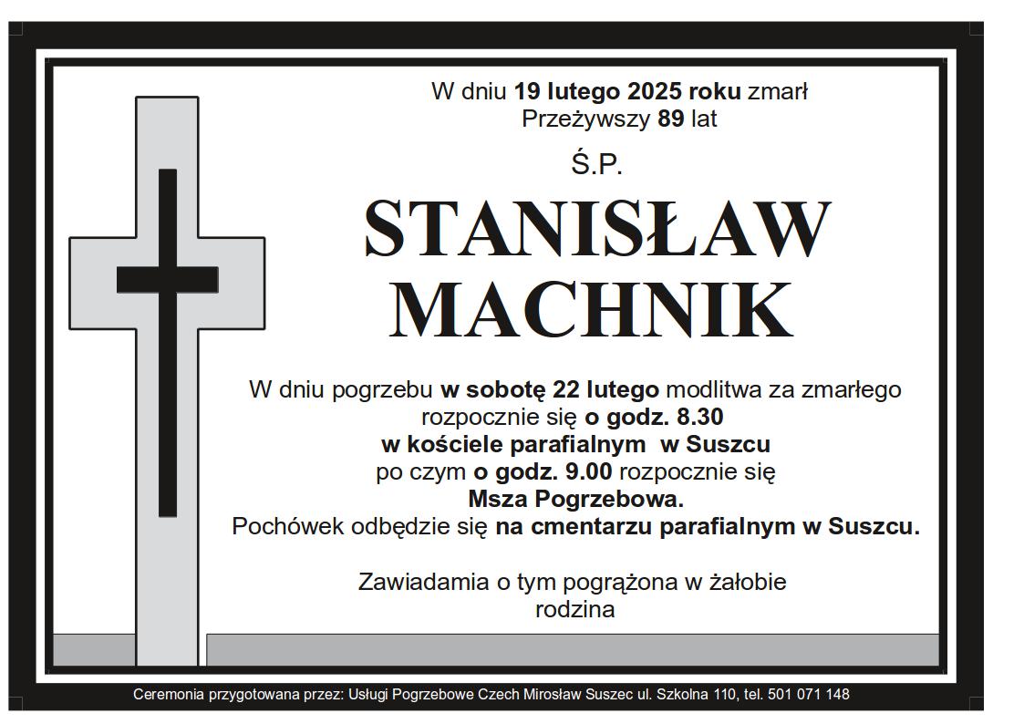Klepsydra Suszec Stanisław Machnik