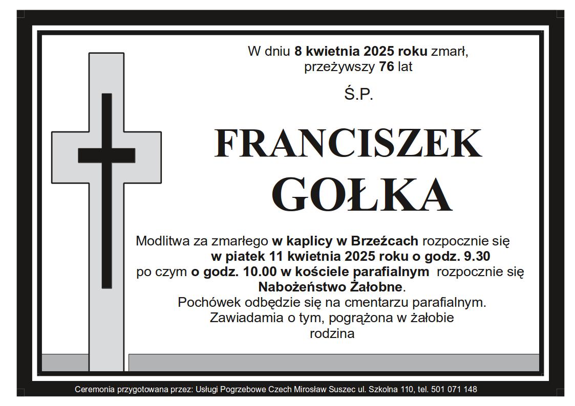 Klepsydra Brzeźce Franciszek Gołka