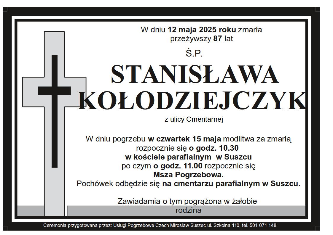 Klepsydra Suszec Stanisława Kołodziejczyk