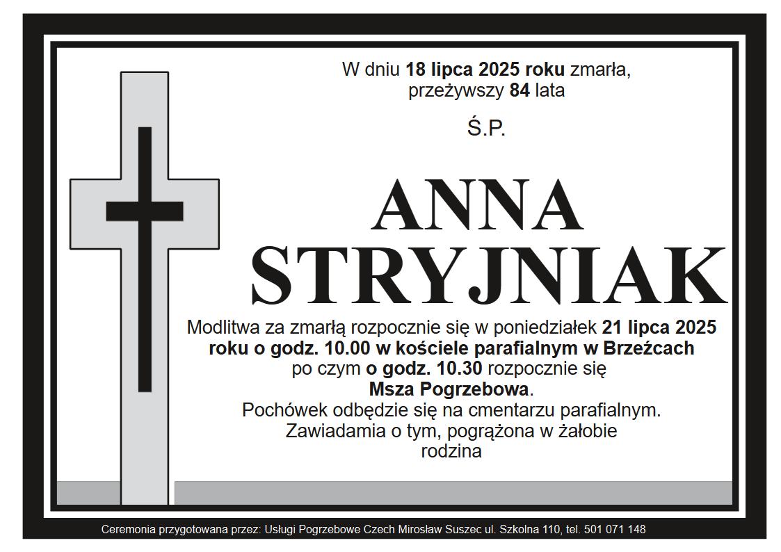 klepsydra Brzeźce Anna Stryjniak