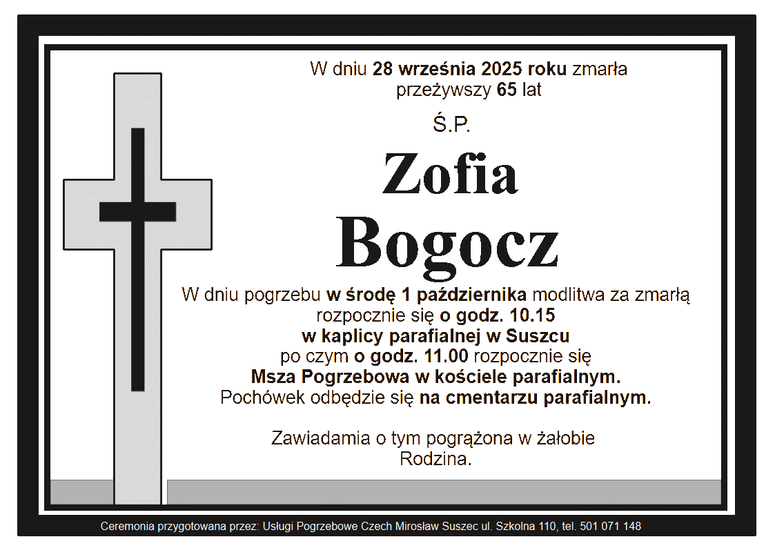 klepsydra Suszec Zofia Bogacz