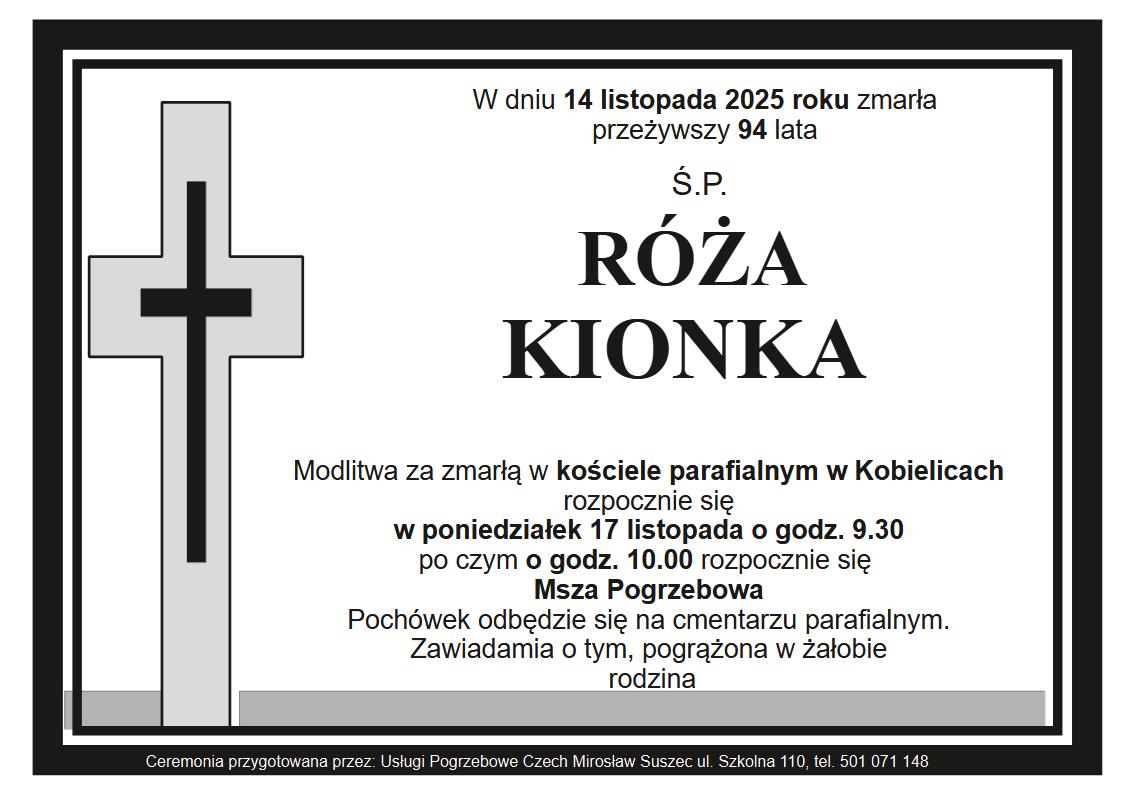 klepsydra Kobielice Róża Kionka