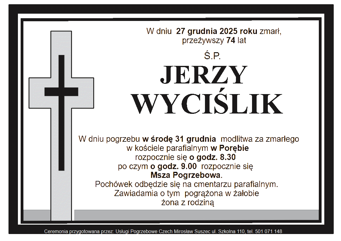 klepsydra Proręba Jerzy Wyciślik