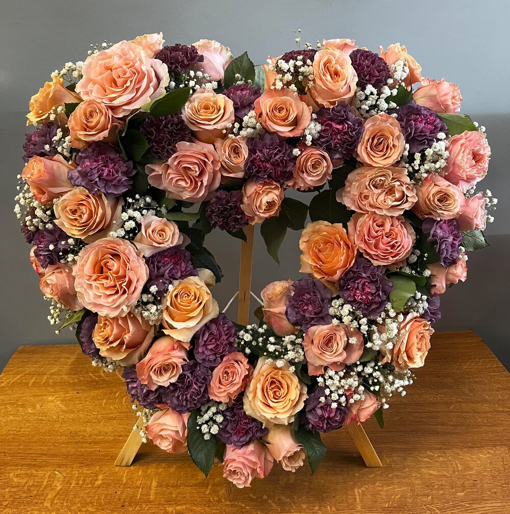 łososiowe serce na pogrzeb