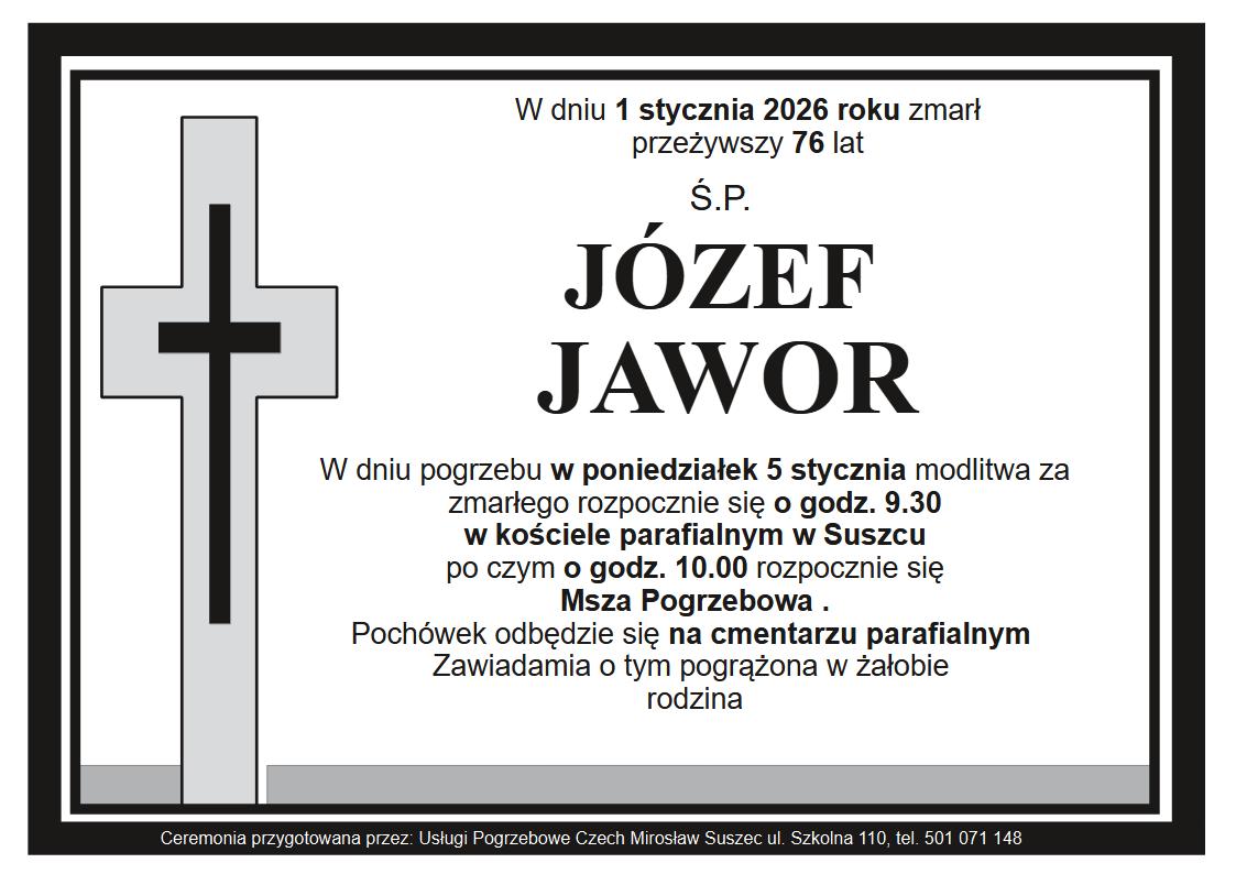 klepsydra Suszec Józef Jawor