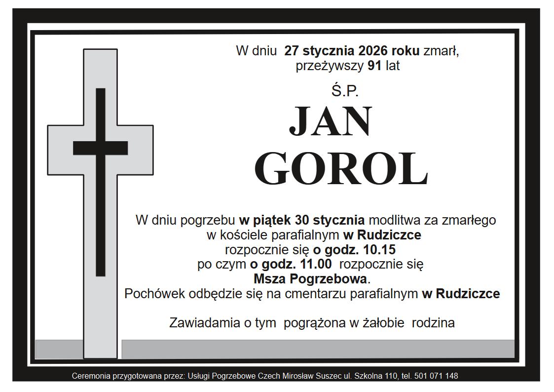 klepsydra Rudziczka Jan Gorol