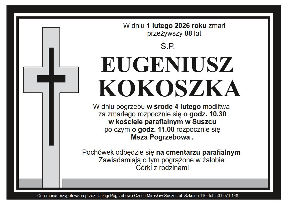 klepsydra Suszec Eugeniusz Kokoszka
