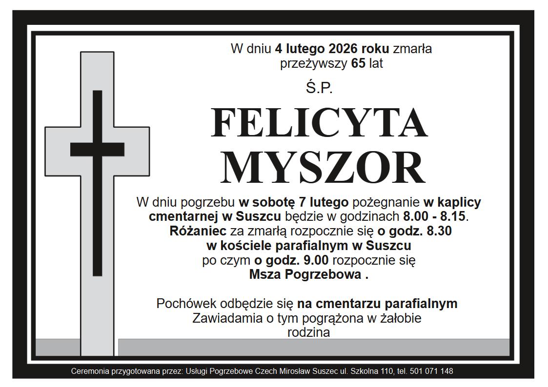 klepsydra Suszec Felicyta Myszor