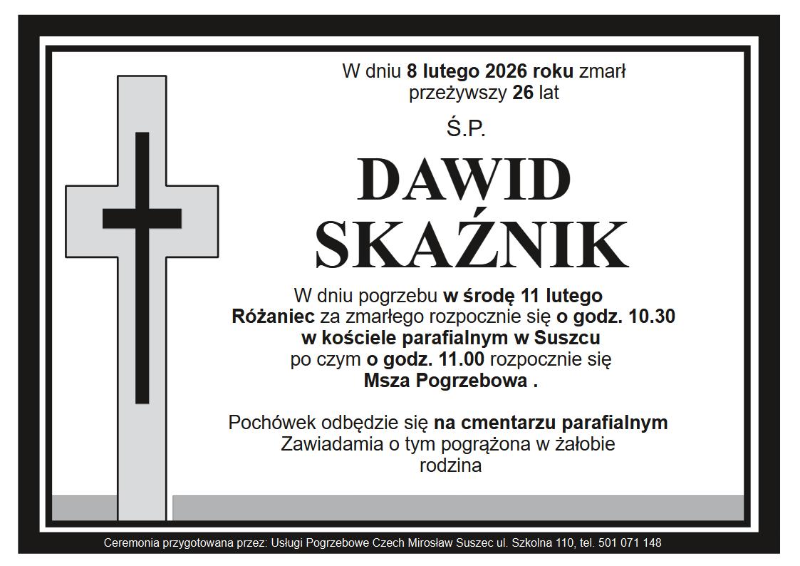 klepsydra Suszec Dawid Skaźnik