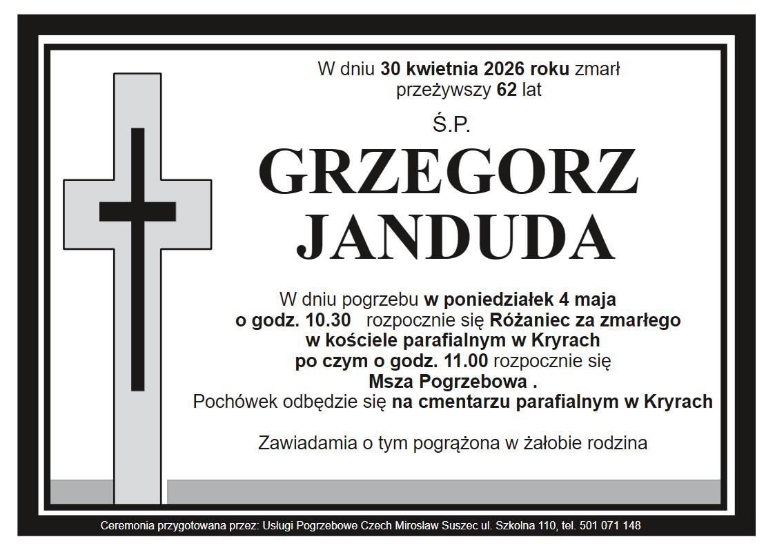 klepsydra Kryry Grzegorz Janduda