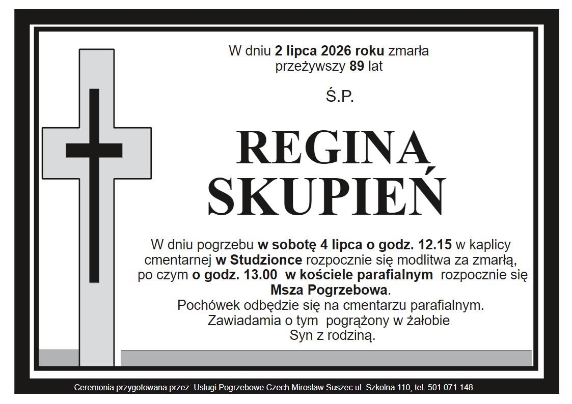 klepsydra studzionka regina skupień