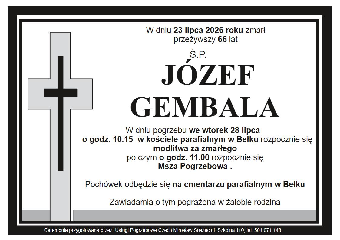 klepsydra bełk Józef gembala