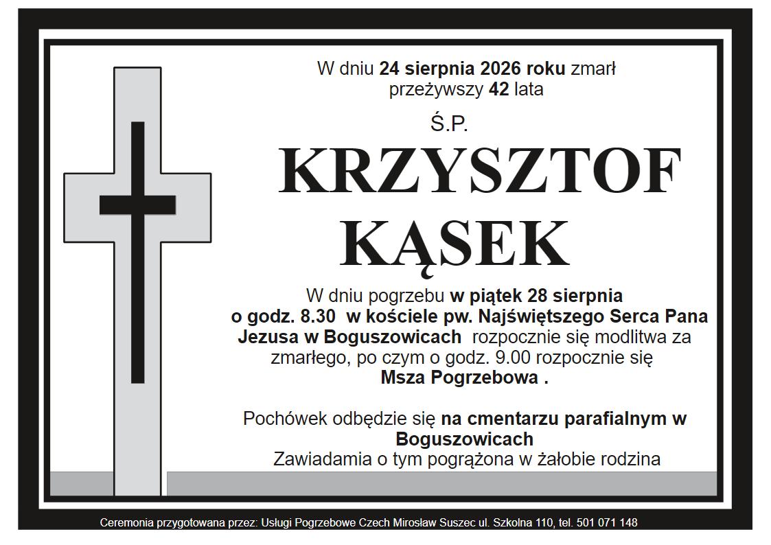 Krzysztof kąsek klepsydra Boguszowice
