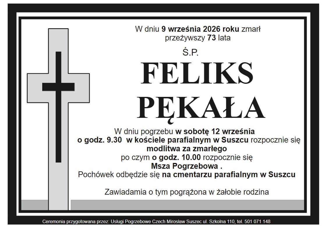 klepsydra Suszec Feliks Pękała