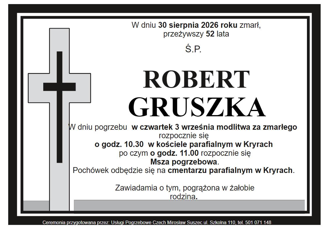 klepsydra Kryry Robert Gruszka