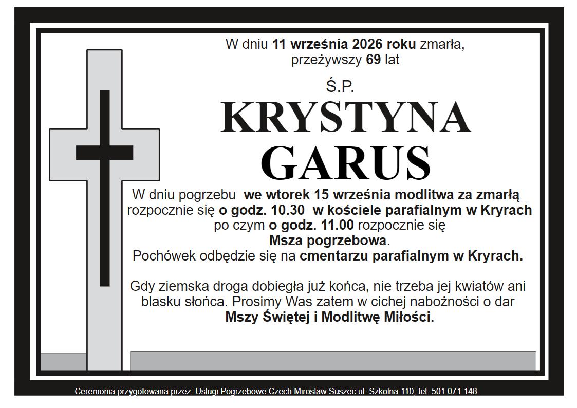 klepsydra kryry krystyna garus